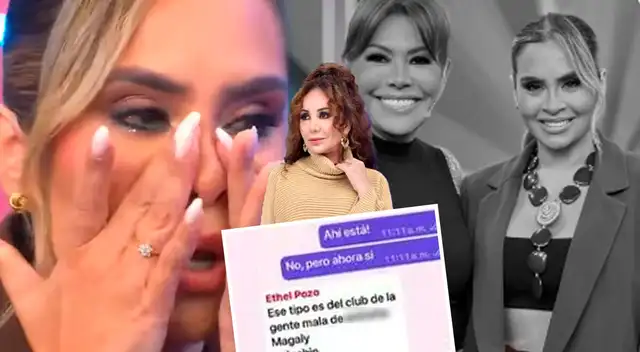 Ethel Pozo toma desesperada medida con Magaly Medina luego de que se filtre chat insultándola. Ethel Pozo toma desesperada medida con Magaly Medina luego de que se filtre chat insultándola.