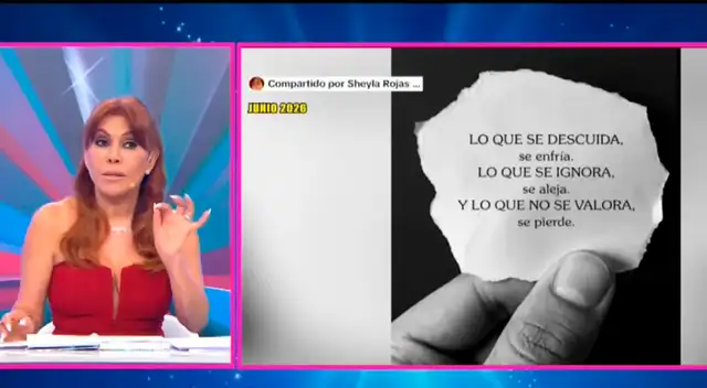 Sheyla Rojas compartió fuertes publicaciones. Sheyla Rojas compartió fuertes publicaciones.