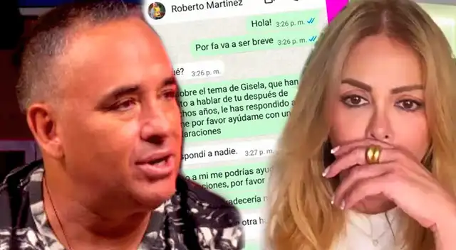 Roberto Martínez sorprende con su respuesta sobre Gisela Valcárcel.