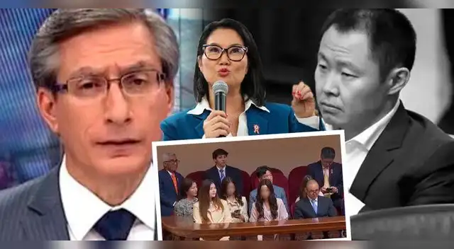 Federico Salazar nota en vivo ausencia de Kenji Fujimori en toma de mando de Keiko Fujimori y revela el motivo: "No quiere saber..."
