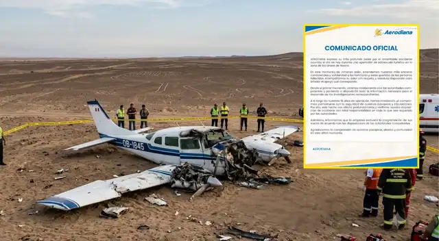 Tragedia en Nasca: Esto dijo la empresa aérea luego del fatídico choque que dejó 13 fallecidos. Tragedia en Nasca: Esto dijo la empresa aérea luego del fatídico choque que dejó 13 fallecidos.
