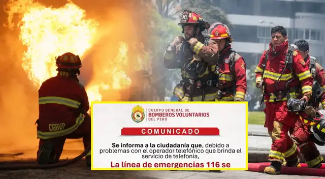 La línea 116 de Bomberos queda temporalmente INOPERATIVA: conoce el número alternativo para emergencias.
