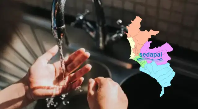 Sedapal anuncia SUSPENSIÓN TEMPORAL durante el 3 de agosto: distritos de Lima hasta 13 horas sin agua.