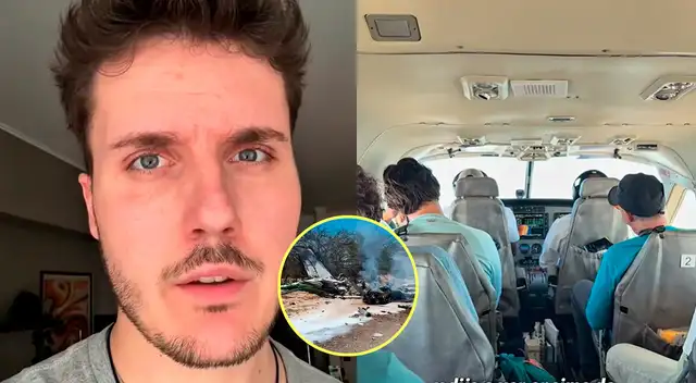 ¡SE SALVÓ DE MILAGRO! Influencer español da IMPACTANTE testimonio tras evitar viajar en la AVIONETA que se estrelló en Nasca