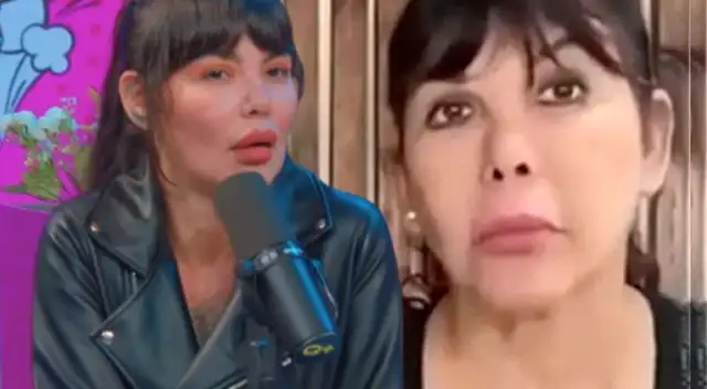 Angie Jibaja se pronuncia tras ser acusada de robarle el novio a su mamá.