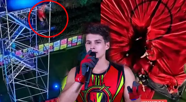 ¡ESCÁNDALO! Kevin Díaz sufre ACCIDENTE en 'Esto es guerra' y cae de juego de OCHO METROS de altura: "La colchoneta se rompe..."