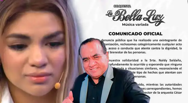 Naldy Saldaña HUNDE comunicado de 'La Bella Luz' y expone INDIGNANTE jugada para DEFENDER a director: "Dicen que él y yo tuvimos..." Naldy Saldaña HUNDE comunicado de 'La Bella Luz' y expone INDIGNANTE jugada para DEFENDER a director: "Dicen que él y yo tuvimos..."