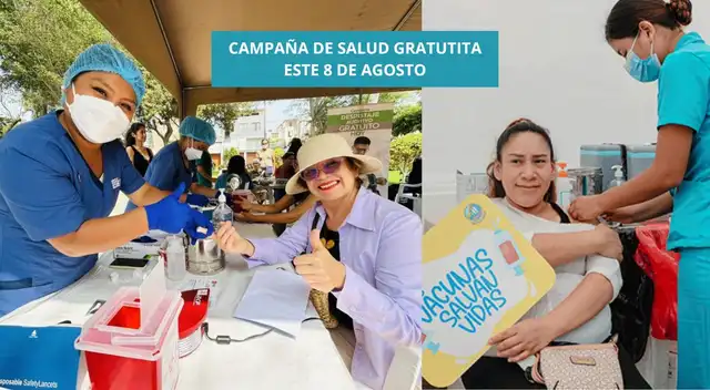Municipalidad realizará campaña de salud GRATIS: medicina, vacunas y más servicios este 8 de agosto. Municipalidad realizará campaña de salud GRATIS: medicina, vacunas y más servicios este 8 de agosto.