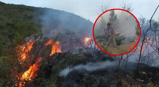 Un incendio forestal que afecta al distrito de Cañaris, en la provincia de Ferreñafe (Lambayeque), continúa fuera de control y mantiene en alerta a las comunidades de la zona.