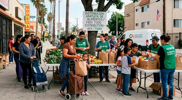 Alimentos gratis en California desde el 10 al 13 de agosto. Alimentos gratis en California desde el 10 al 13 de agosto.