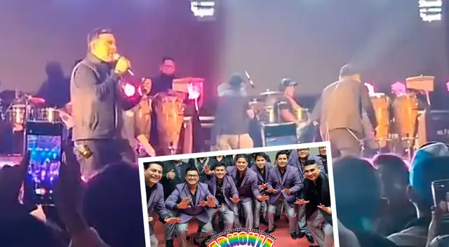 ¡TERROR EN MANCHAY! Armonía 10 ABANDONA concierto tras desatarse balacera: Exponen impactantes imágenes