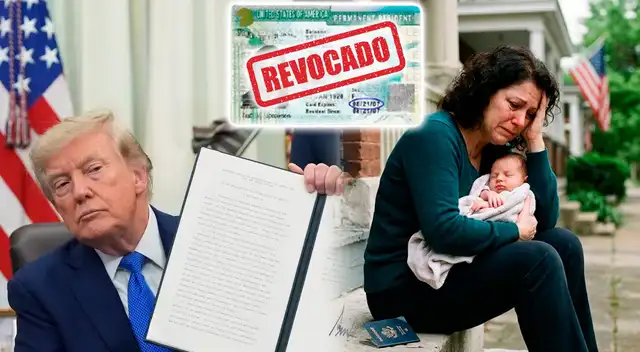Trump vuelve a firmar una nueva orden para eliminar la ciudadanía americana por nacimiento.