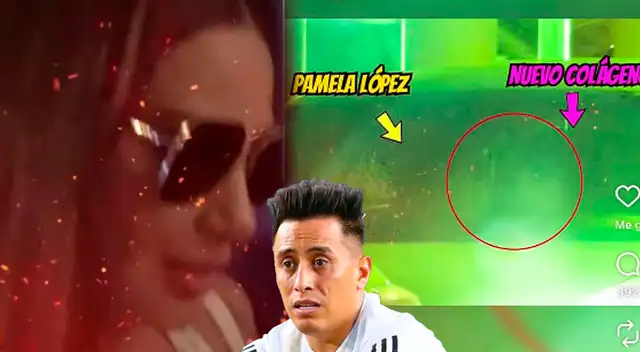 Pamela López es ampayada besando a otro hombre.