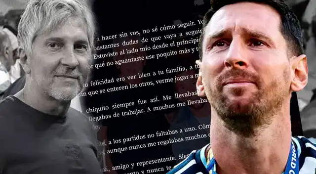 Lionel Messi rompe su silencio y dedica DESGARRADORA carta a su padre tras su muerte: "No sé cómo seguir sin vos" Lionel Messi rompe su silencio y dedica DESGARRADORA carta a su padre tras su muerte: "No sé cómo seguir sin vos"