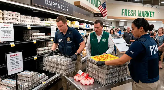 Ordenan el RETIRO de 19 millones de huevos de las tiendas en EE.UU. Ordenan el RETIRO de 19 millones de huevos de las tiendas en EE.UU.