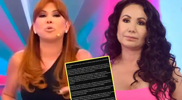 ¡LA PUSO EN SU SITIO! Magaly Medina se BURLA de Janet Barboza por su COMUNICADO sobre la Teletón y la tilda de “desubicada” ¡LA PUSO EN SU SITIO! Magaly Medina se BURLA de Janet Barboza por su COMUNICADO sobre la Teletón y la tilda de “desubicada”