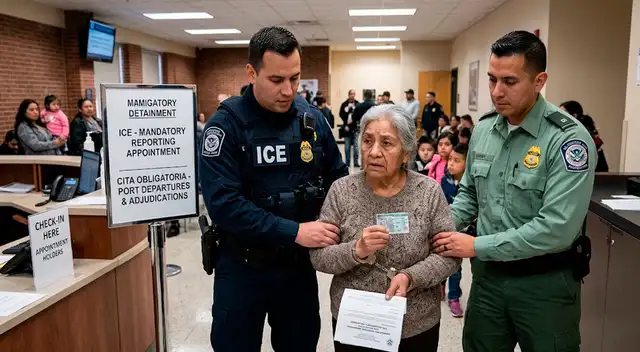 ICE arresta a adulta mayor con Green Card en Estados Unidos.