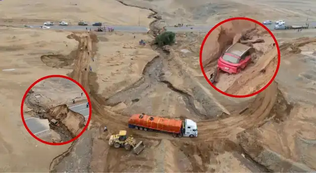 Caos en la Costanera Sur: huaico interrumpe el tránsito hacia Ilo y activa plan de emergencia.