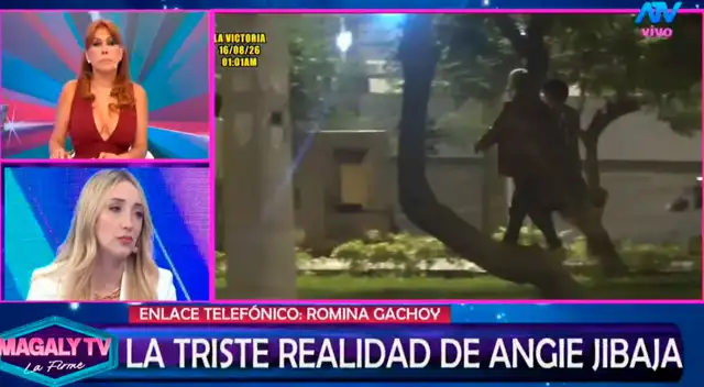 Romina Gachoy se muestra apenada por Angie Jibaja.