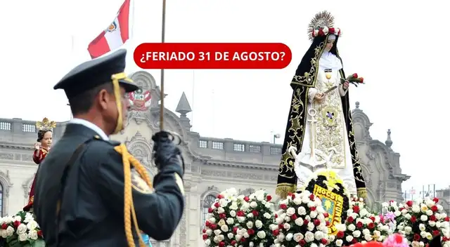 Santa Rosa de Lima 2026: ¿el feriado se extiende al lunes 31 de agosto?