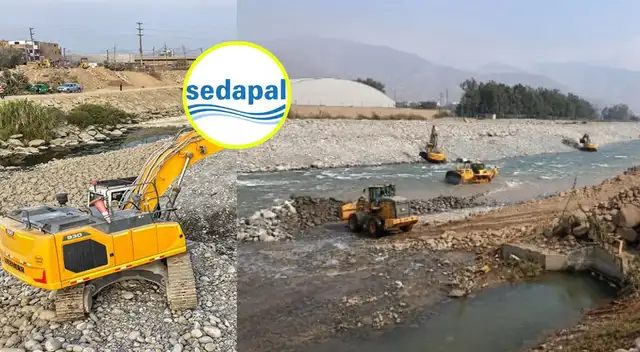 Sedapal limpia el río Rímac ante la llegada de El Niño.