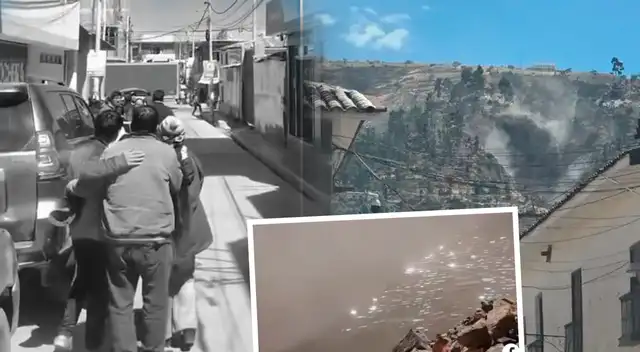 ¡Familias abrazadas y derrumbes de piedras! Exponen las PRIMERAS IMÁGENES de fuerte TERREMOTO en Ayacucho de 7.2