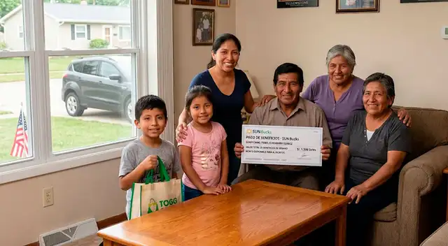 Familias en EE.UU pueden RECIBIR US$120 por pertenecer al programa SUN Bucks. Familias en EE.UU pueden RECIBIR US$120 por pertenecer al programa SUN Bucks.