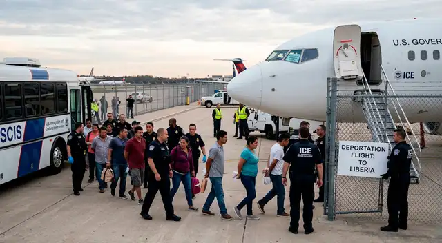 Agentes del ICE deportará a inmigrantes sudamericanos a Liberia