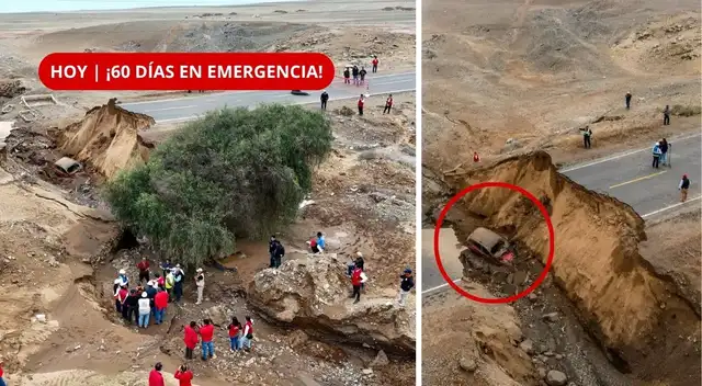 El Ejecutivo declaró en emergencia por 60 días a distritos de Arequipa, Moquegua y Tacna debido a los daños ocasionados por lluvias y vientos asociados a la DANA Aníbal.