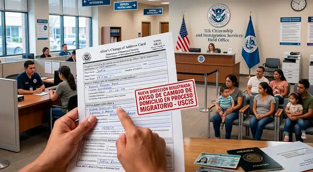 Esto es lo que ocurre si cambias de domicilio y tienes un proceso migratorio abierto en el USCIS.