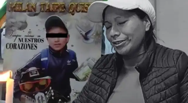 Huancayo: Madre rompe en llanto por fallecimiento de su hijo de 13 años.