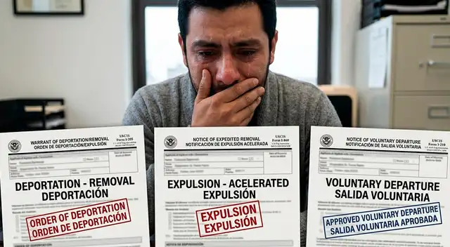 Las diferencias entre deportación, expulsión y salida voluntaria en EE.UU.