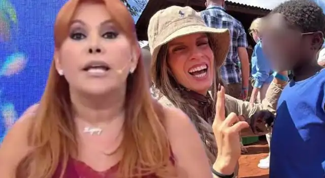 Magaly Medina critica a Alejandra Baigorria por videos con niños de África.