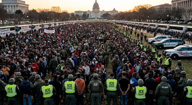 Agentes del ICE arrestaron a más de 1.000 extranjeros en Washington.