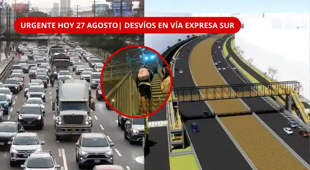 Vía Expresa Sur tendrá desvíos por 180 días desde este 27 de agosto. Vía Expresa Sur tendrá desvíos por 180 días desde este 27 de agosto.