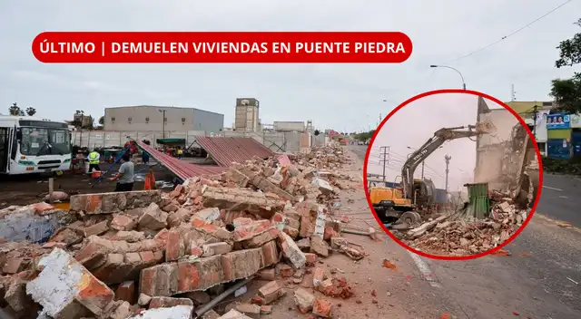Demoliciones para ampliar vías generan reclamos entre vecinos de Puente Piedra.
