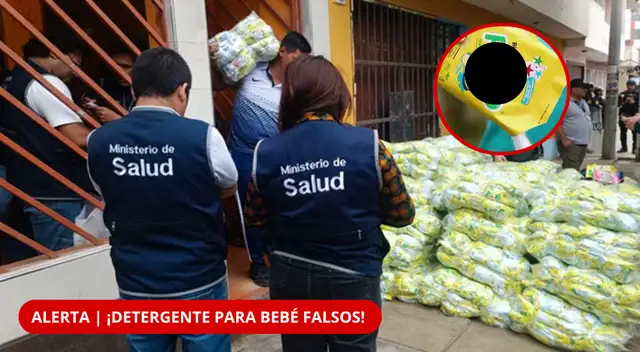 ¿El detergente que usas para tu bebé podría ser falso? Autoridades incautan más de 5 toneladas en Lima.