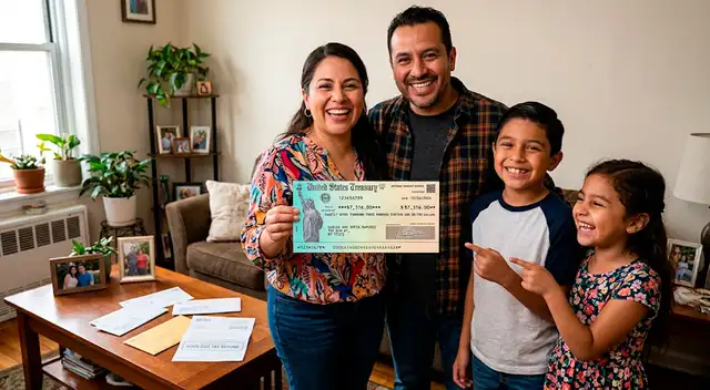 IRS depositará más de US$7.000 en las cuentas bancarias de familias con dos hijos.