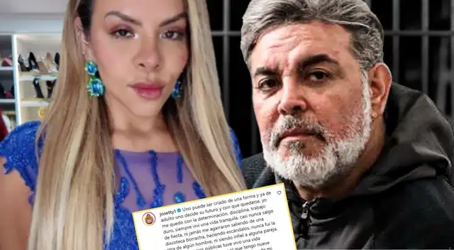 Josetty Hurtado se manda con fuerte respuesta contra usuarios que le recuerdan que Chibolín está preso.