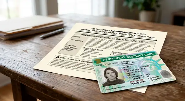 Inmigrantes que no aplican a la "carga pública" si están tramitando su Green Card.