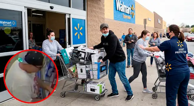 Dos personas realizaron un INSÓLITO ROBO al Walmart en EE.UU.