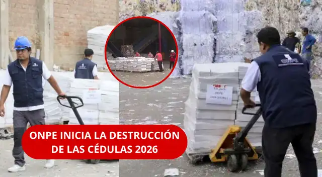 ¿QUÉ PASARÁ CON LOS VOTOS? ONPE INICIA LA DESTRUCCIÓN DE LAS CÉDULAS.
