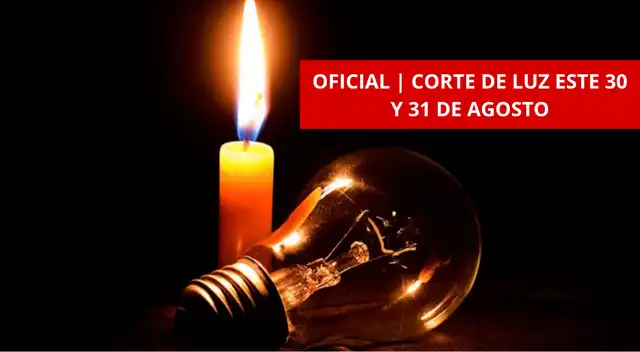 ¡HASTA 12 HORAS SIN LUZ! ¿TU ZONA ESTÁ EN LA LISTA?