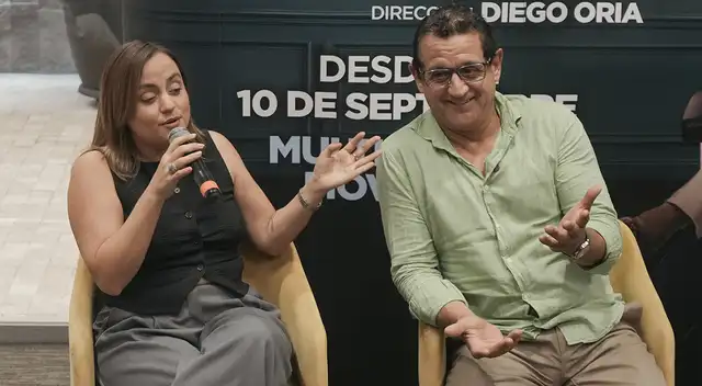Sergio Galliani y su hija Airam se lucen en obra