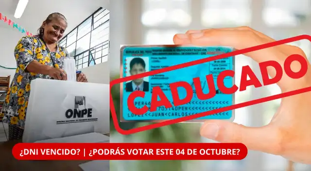 Reniec prorrogó excepcionalmente la vigencia del DNI hasta el 4 de octubre para permitir que más de 1,7 millones de ciudadanos puedan participar en las elecciones.