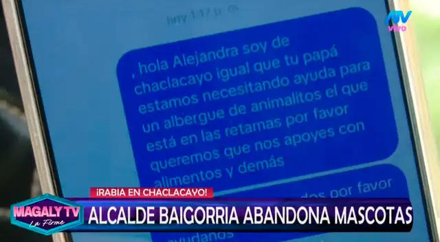 Alejandra Baigorria no habría respondido a las activistas que piden ayuda para albergue. Alejandra Baigorria no habría respondido a las activistas que piden ayuda para albergue.