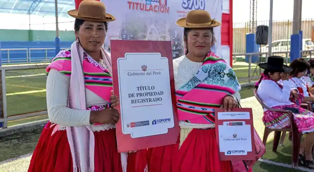 Acceden a títulos de propiedad en Tacna