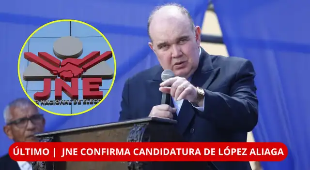 JNE confirma candidatura de Rafael López Aliaga y asumiría nuevamente como alcalde de Lima si gana.