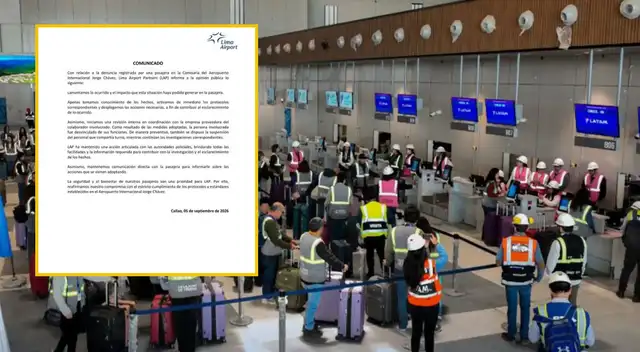 LAP toma RADICAL DECISIÓN contra trabajador del aeropuerto Jorge Chávez acusado de YAPEARSE S/ 300 del teléfono de una pasajera.