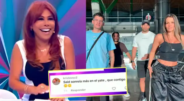 ¡SIN PIEDAD! Magaly Medina SE BURLA de Alejandra Baigorria y Said Palao tras viaje a Japón: “Sonreía más en el yate” ¡SIN PIEDAD! Magaly Medina SE BURLA de Alejandra Baigorria y Said Palao tras viaje a Japón: “Sonreía más en el yate”